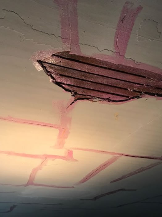 Repaired Plaster Ceiling Cracks in Kent Home