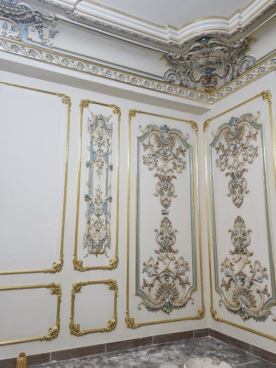 Beautiful Ornamental Plaster ceiling art