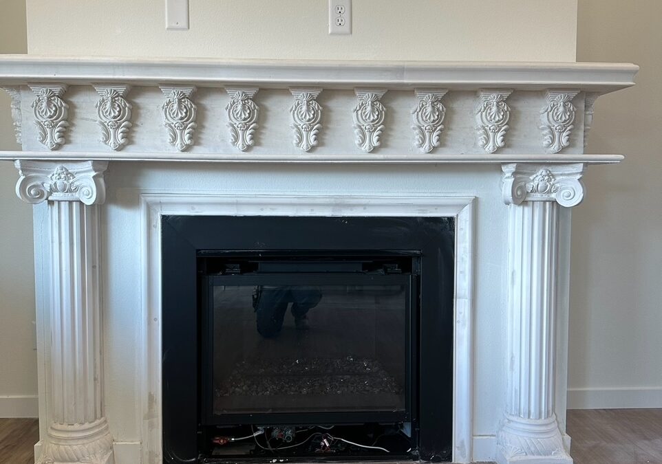 Ornamental Plaster Fireplace in Bonney Lake, WA